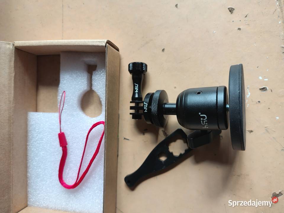 Magnetyczny uchwyt do kamery HSU śruba 14 cala Pozostałe Zawiercie
