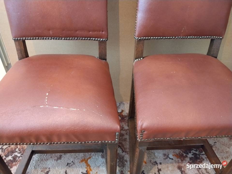 Krzesła antyczne dębowe 2 Gać