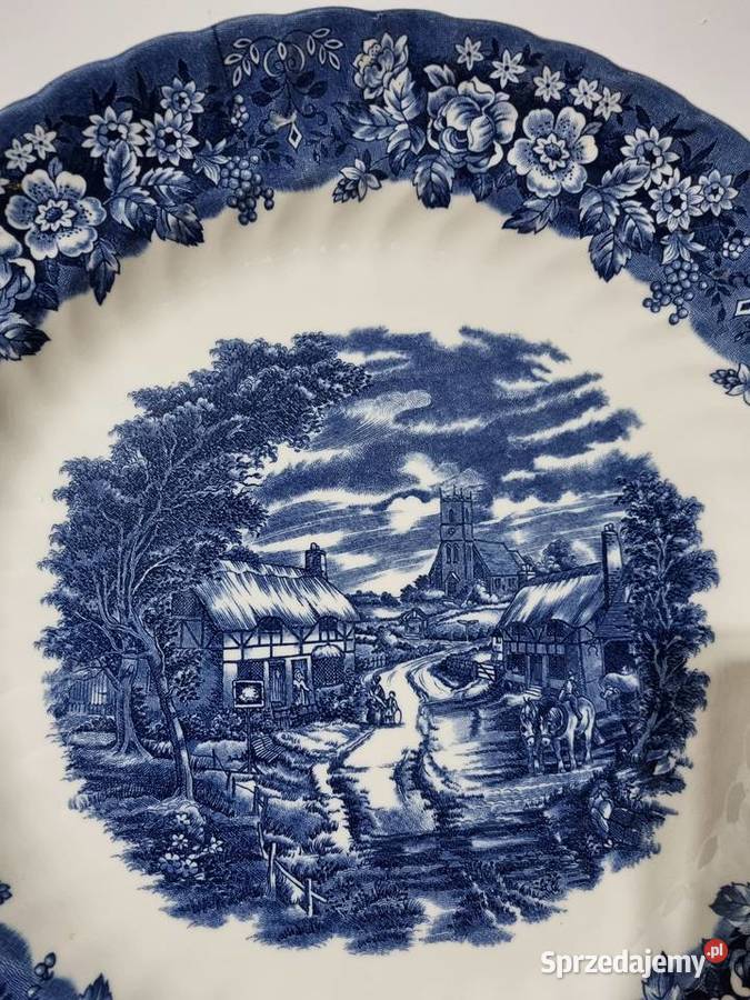 TALERZ DEKORACYJNY OZDOBNY ANGIELSKI ANCHOR Wola Podłężna