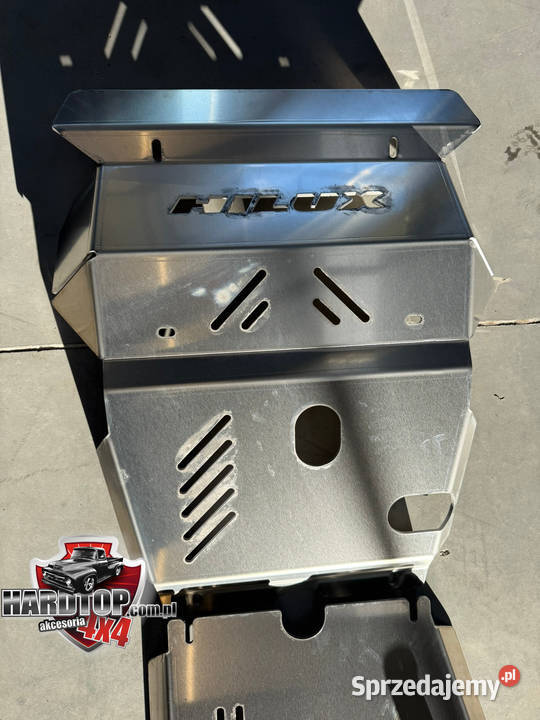 KOMPLET Osłon Aluminium 6mm Toyota Hilux 2015 Pasłęk