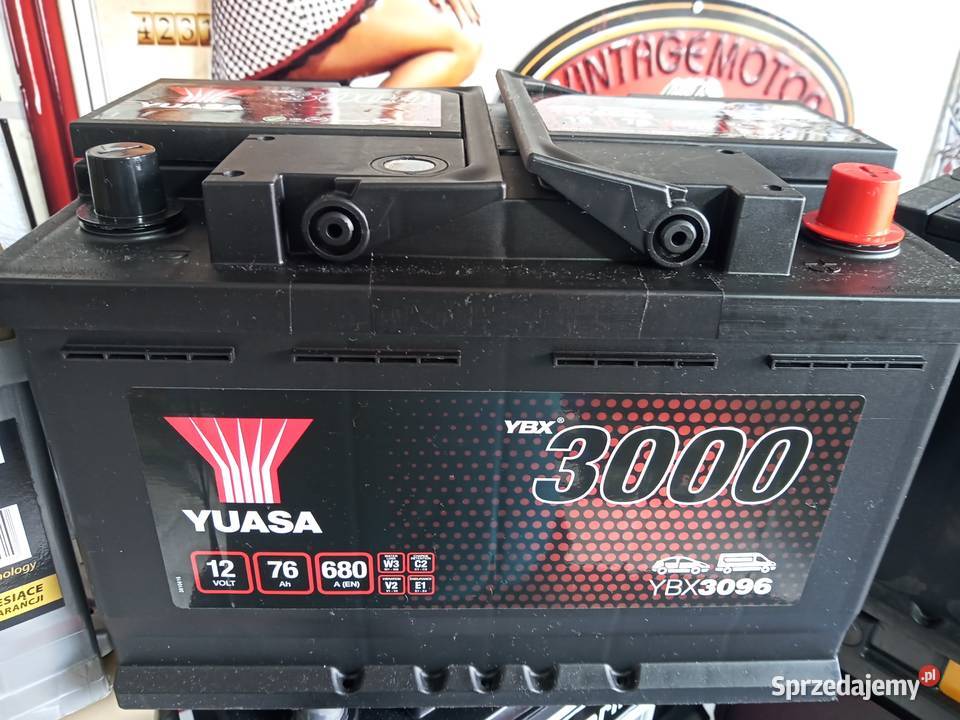 Akumulator YUASA 76Ah 680A P śląskie Częstochowa