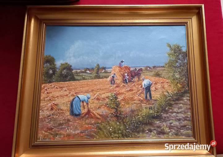 Obraz olejny sygnowany lubuskie Gorzów Wielkopolski