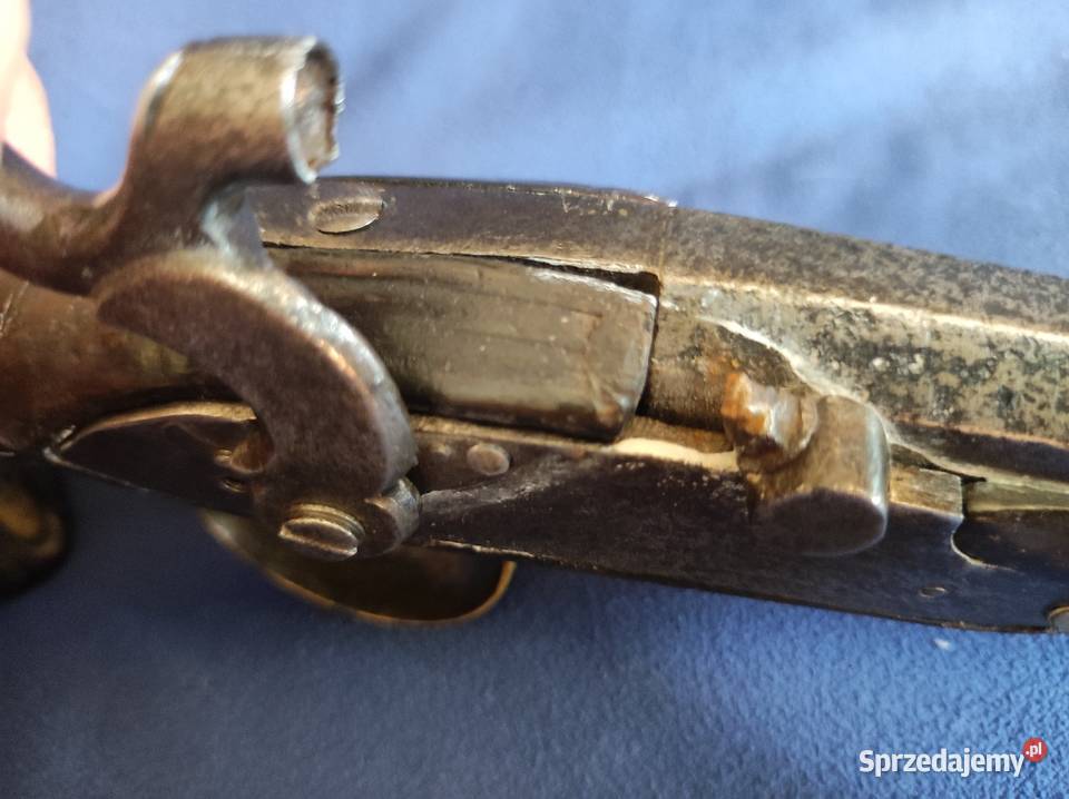 Pistolet kapiszonowy oficerski I poł XIXw dolnośląskie sprzedam