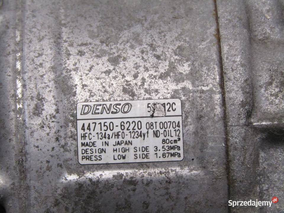 SPRĘŻARKA KOMPRESOR KLIMATYZACJI 16 DDiS SUZUKI osobowe