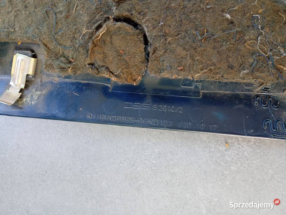 Mercedes w123 osłona deski niebieska Tarnowskie Góry