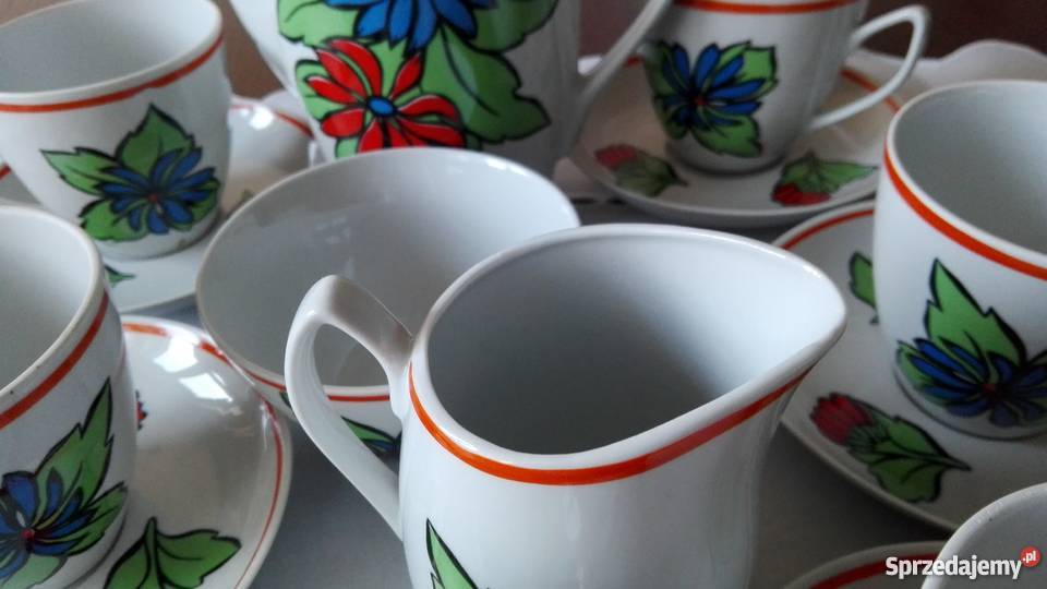 Serwis do kawy IRA porcelana CHODZIEŻ podlaskie Białystok sprzedam