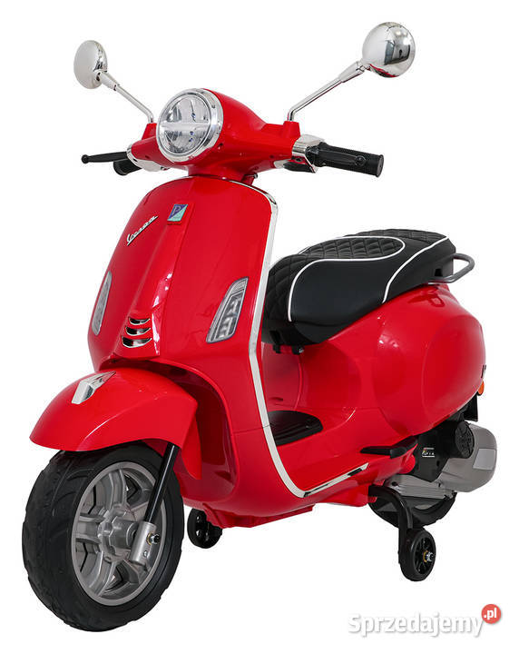 Pojazd Skuter Vespa ROMA Czerwony autko na Łopuszno sprzedam