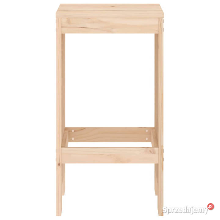 Stołki barowe 2 40x36x75 lite drewno sosnowe Warszawa