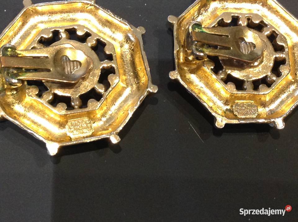 Vintage Klipsy do Uszu Damskie Christian Dior Nowa Sól