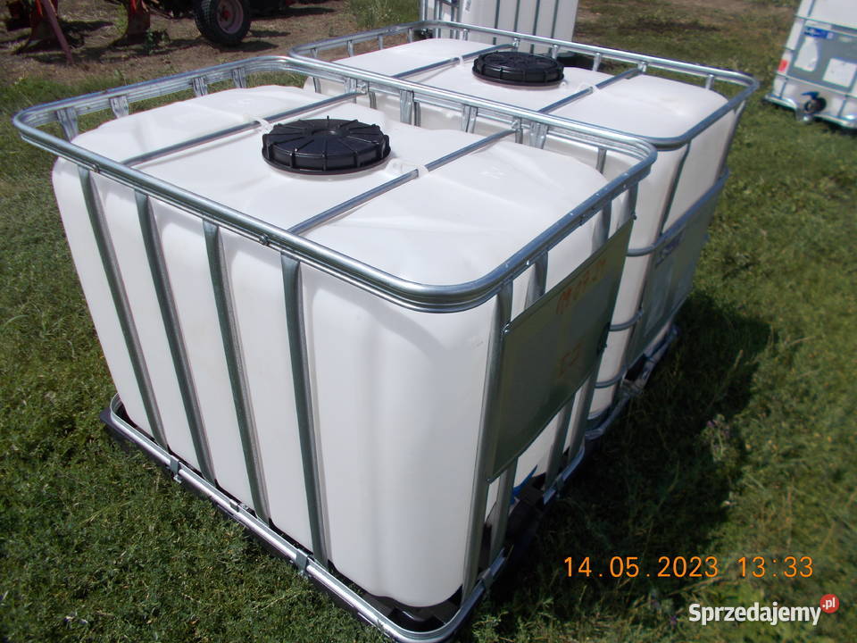 zbiornik 1000 l 600 l paletopojemnik beczka Łubianka