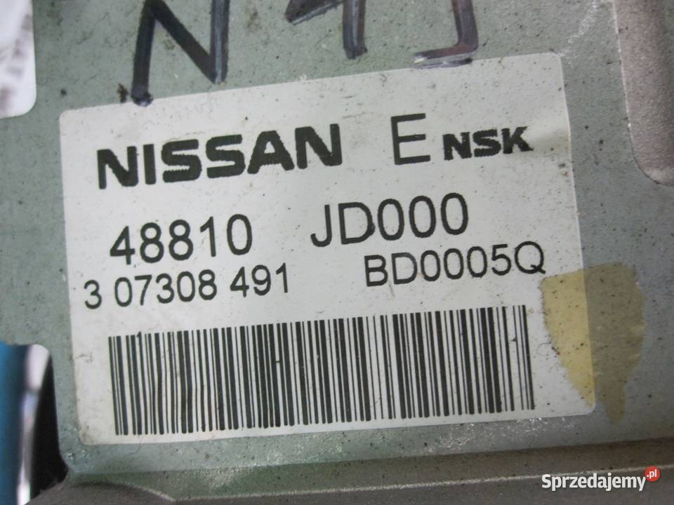 NISSAN QASHQAI I J10 07r kolumna kierownicza świętokrzyskie Kielce
