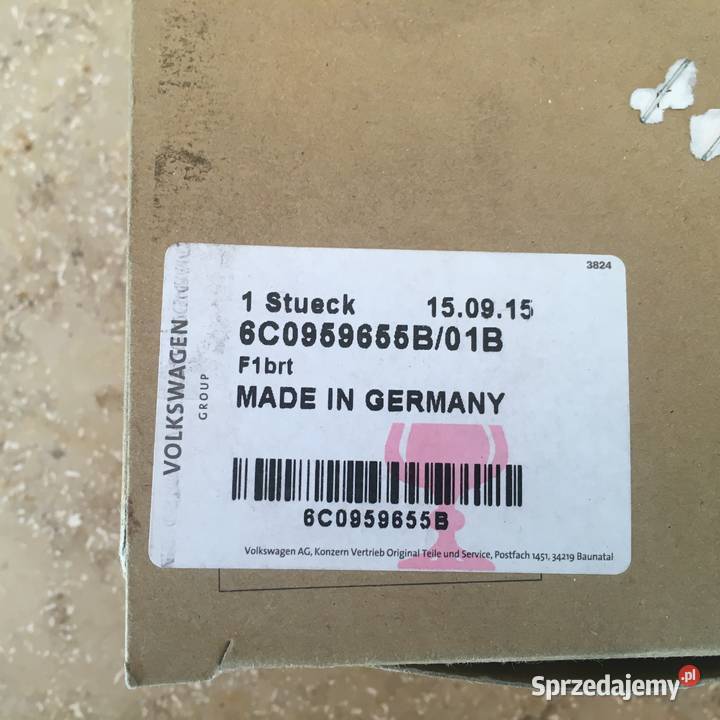 NOWY Sensor czujnik airbag VW SEAT SKODA osobowe