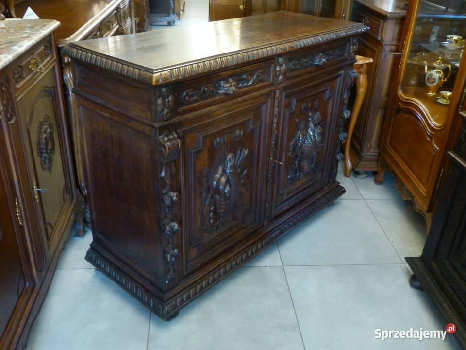Wspaniała komodaszafka myśliwska dąbsklep Dąbrowa Górnicza