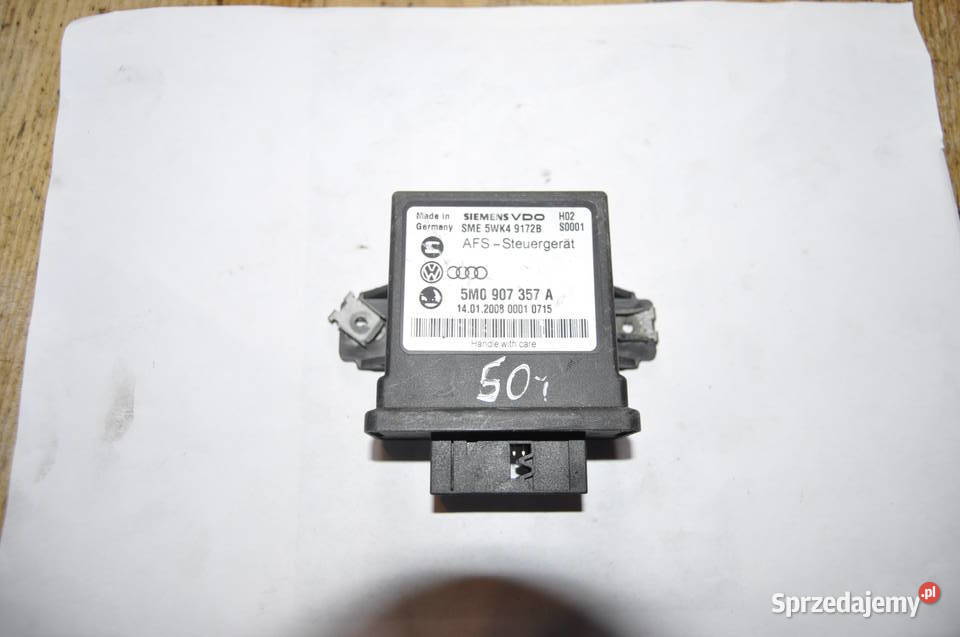 vw passat b6 moduł sterownik świateł 5m0907357a Sierakowice