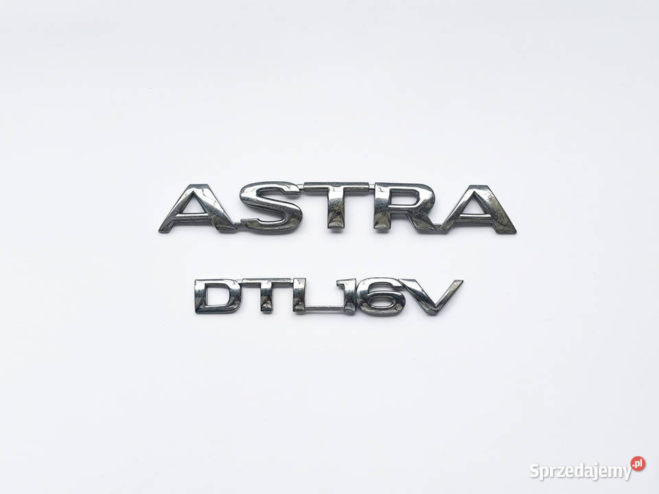 Emblemat napis Opel Astra DTI 16V Kalwaria Zebrzydowska sprzedam