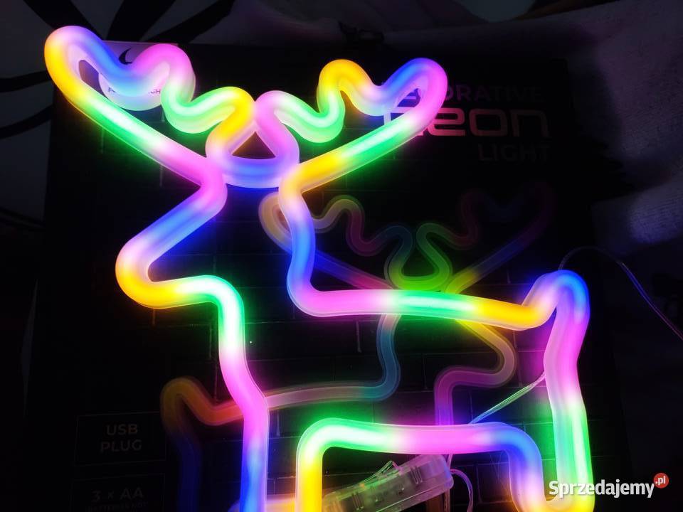 Renifer Led różne kolory Nowy na baterie i dolnośląskie Wrocław sprzedam