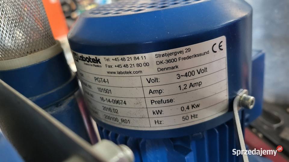 Suszarka tworzyw sztucznych na zasyp maszyny z Białogard