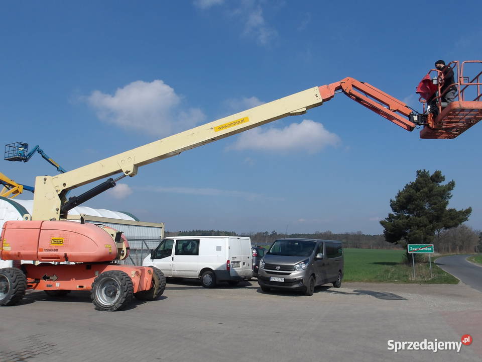 Podnośnik koszowy teleskopowy 28m JLG 860SJ 4x4 wielkopolskie Pleszew