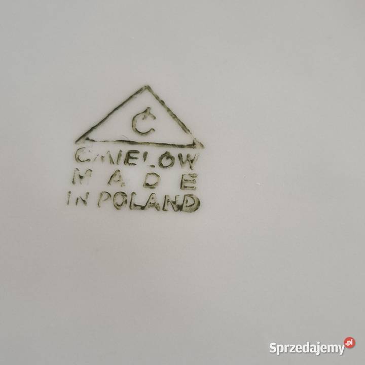 Talerzyki deserowe Ćmielów Porcelana i szkło Orły