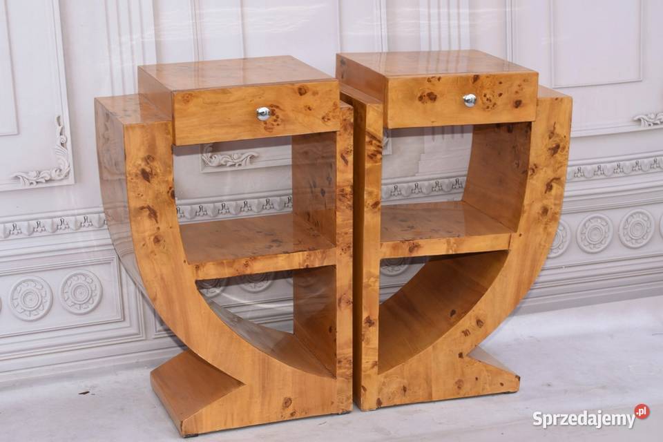 Stoliki Nocne Art Deco Szafki Stół Sypialnia