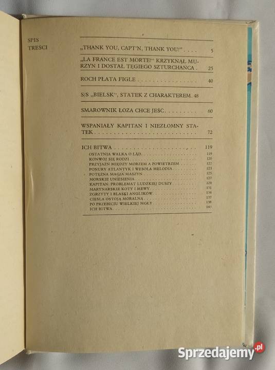 DZIĘKUJĘ CI KAPITANIE Arkady Fiedler Hajnówka