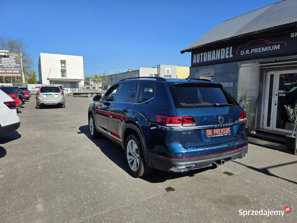 Volkswagen Atlas 36 Benzyna 280 Skóra LED światła do jazdy dziennej