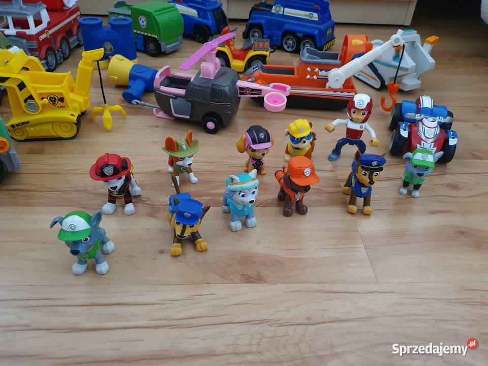 Zestaw zabawek Psi Patrol 11 figurek i 11 świętokrzyskie
