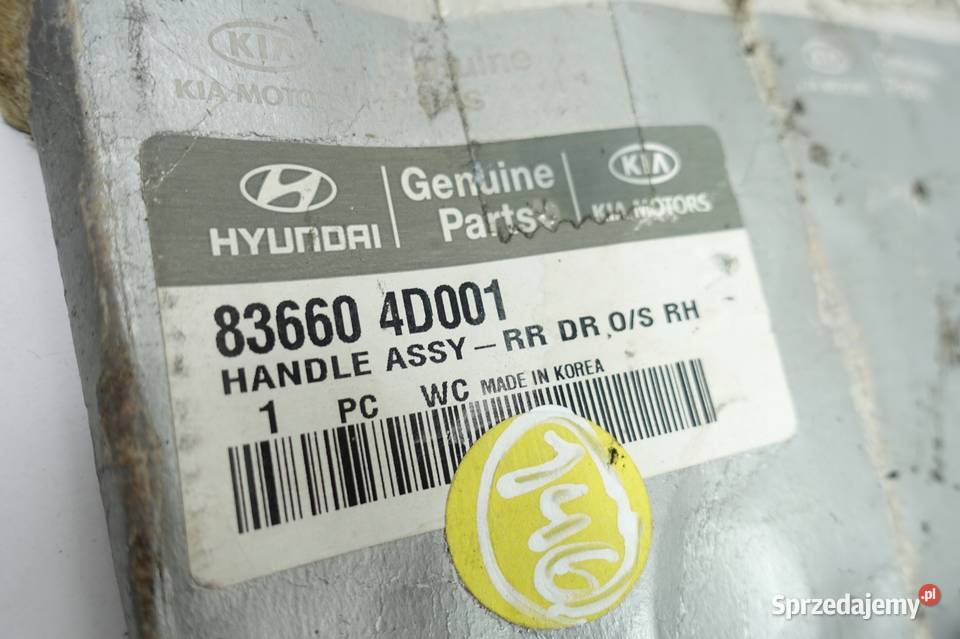 Kia Sedona II KLAMKA PRZEDNICH DRZWI prawy przód