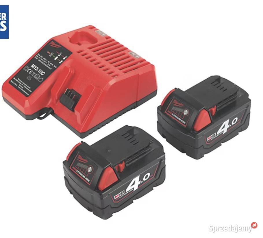 Milwaukee M18 4ah x2 wiertarko wkrętarka klucz