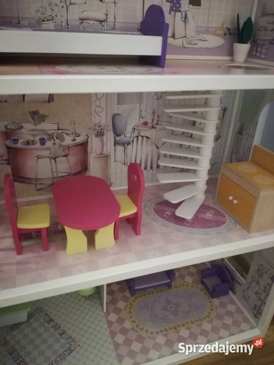Domek lalek duzy z garażem Sochaczew sprzedam