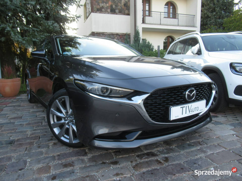 Mazda 3 BEZWYPADKOWY Kamery 360 HUD Martwe Pole przyciemniane szyby mazowieckie Warszawa
