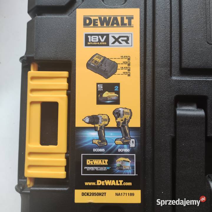 kumulatorowy zestaw combo DeWalt DCK2050H2TQW Zawiercie