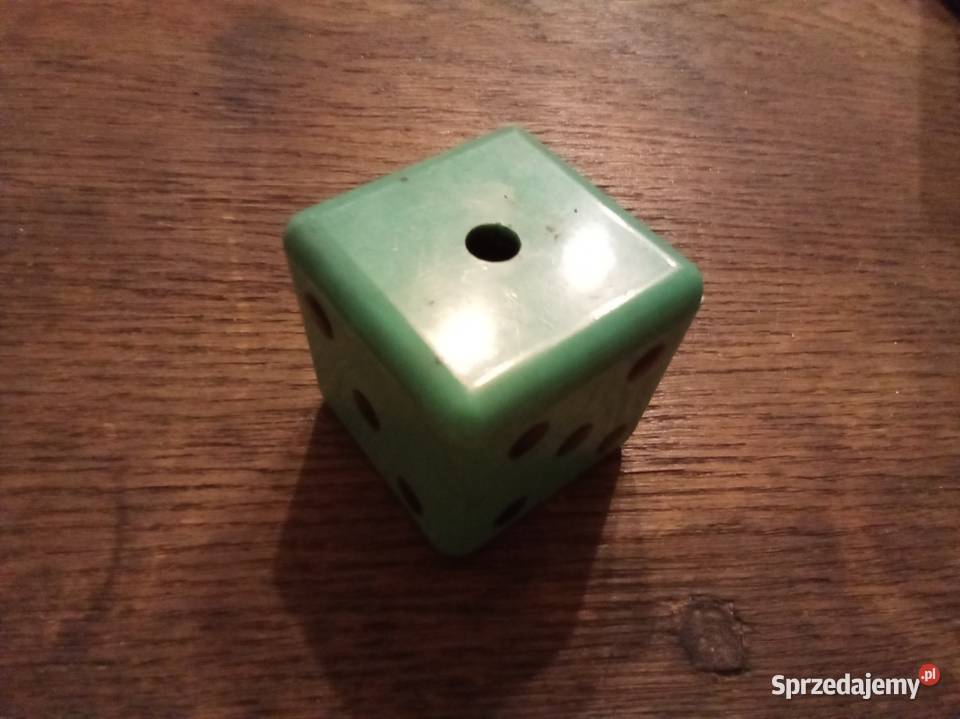 Kostka temperówka zielona Vintage