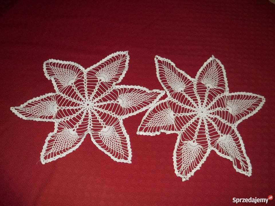 Serwetka szydełkowa serweta serwetki RĘKODZIEŁO Łódź