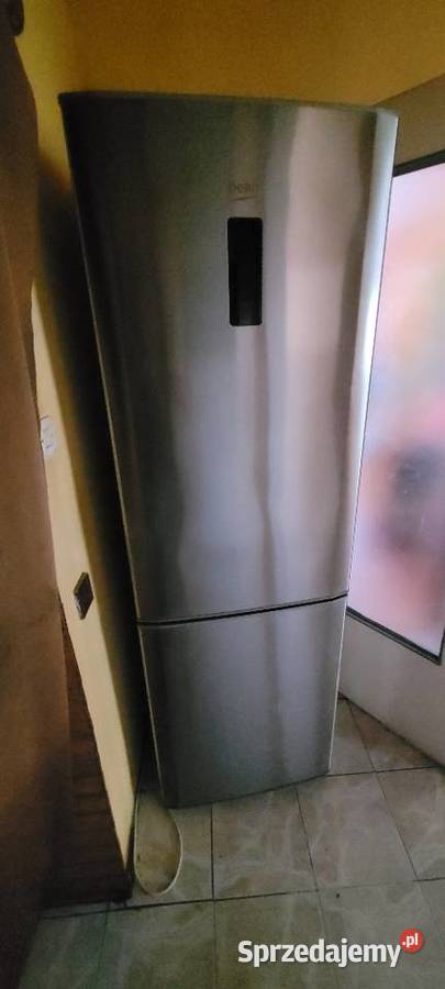 Lodówka zamrażarka beko 180 inox srebrna Lodówki i zamrażarki Łazy