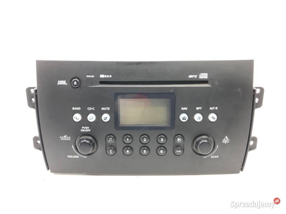 RADIO NAVI SUZUKI SX4 ODTWARZACZ MULTIMEDIA Sprzęt audio fabryczny