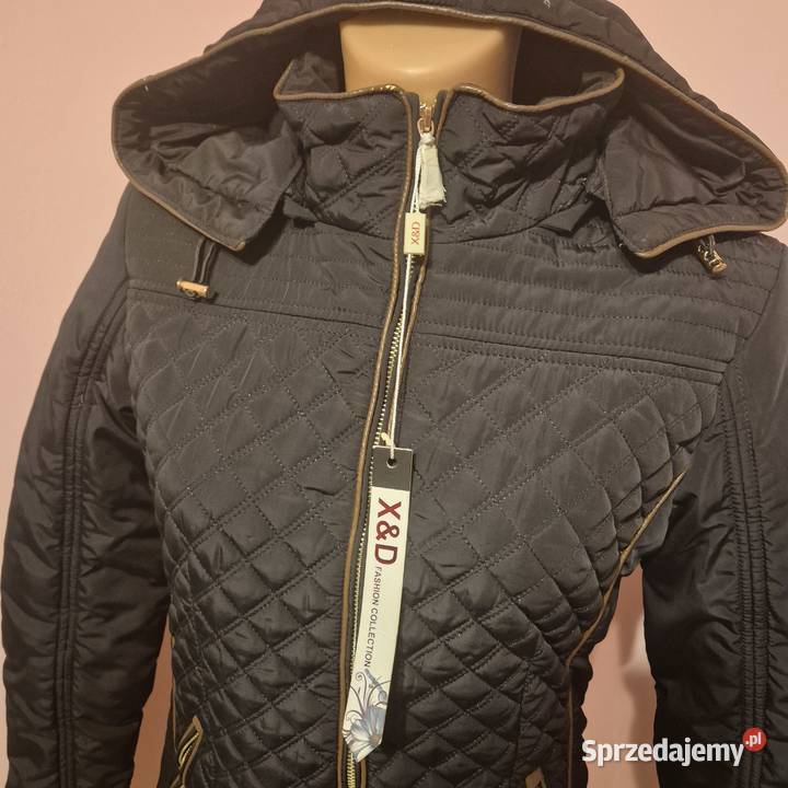 Kurtka damska czarna rozmiar M Wiosenna/Jesienna  małopolskie Brzesko