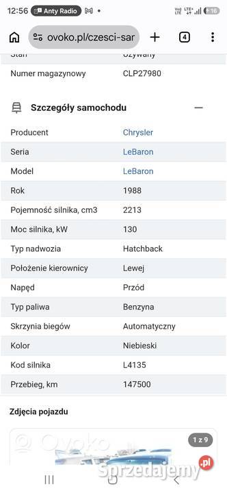 5233242 komputer silnika i body ECU ECM PCM 1988 Chorzów