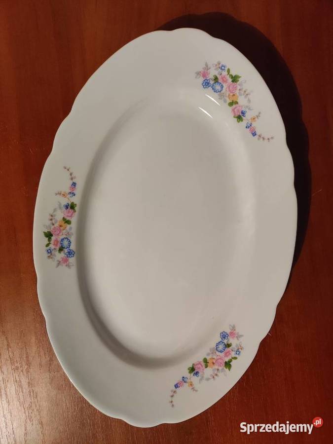 salaterka półmisek Ćmielów złoty pasek Kielce