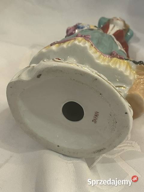 Figurka porcelanowa Dama z koszami kwiatów Japan Kraków