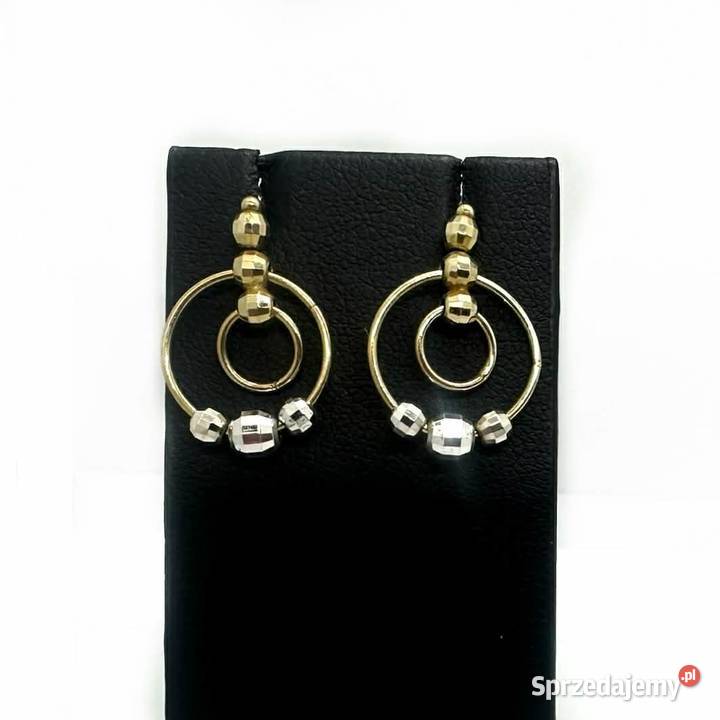 Złote Kolczyki pr 585 218g złoto Elbląg