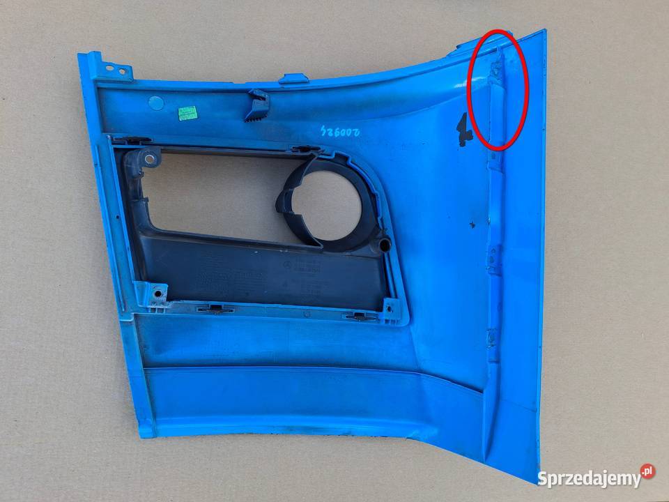 ACTROS MP4 NAROŻNIK ZDERZAKA PRAWY LISTWA POD ciężarowe Bieleń sprzedam