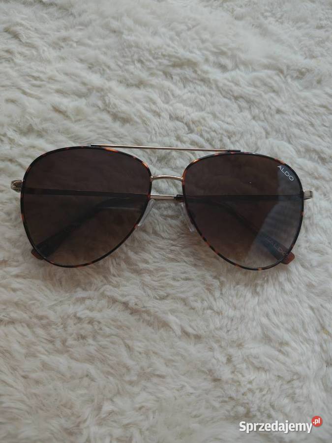 Aldo brązowe panterkowe okulary przeciwsłoneczne Filtr UV-400 kat. 3  Kraków