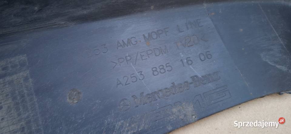MERCEDES GLC W253 X253 AMG DOKŁADKA ZDERZAKA TYŁ Zderzaki Bieleń
