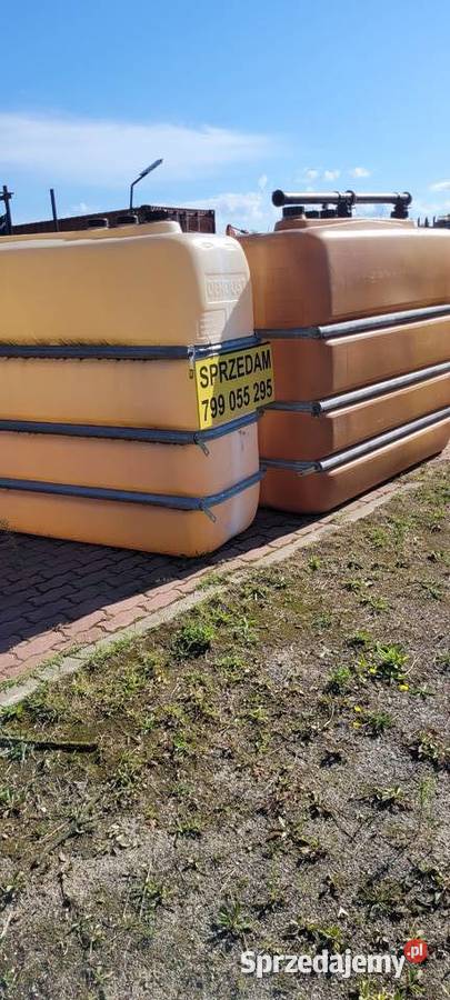 zbiornik na wodę i ON2000 L wzmocnione rurami Zbiorniki Nowe Osiny