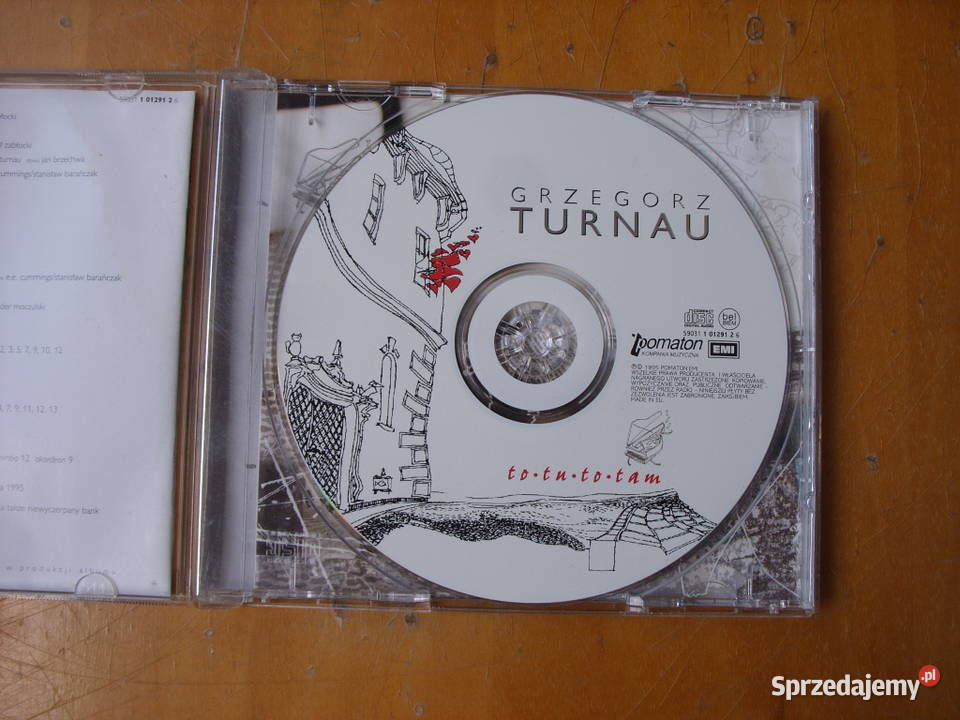 Płyta CD ballada GRZEGORZ TURNAUTotu to tam 1995 Wołów