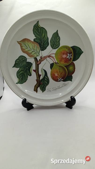 Talerz duży ceramika obiadowy na ciasto Zamość