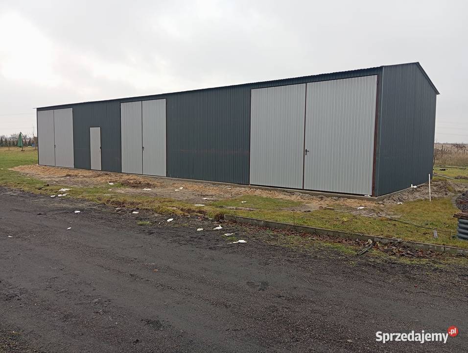 Garaż Blaszany Wiata o wymiarach 16x8m otwarta zachodniopomorskie Wałcz