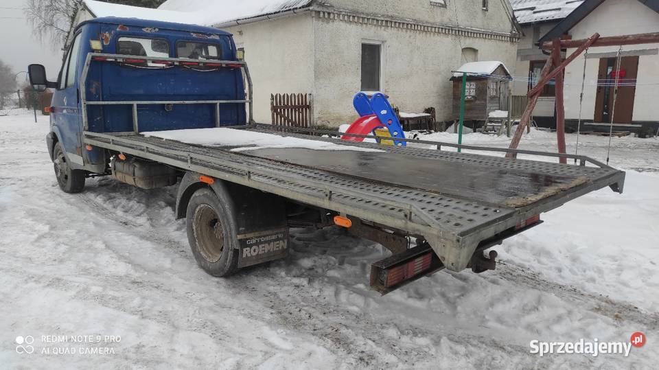 Gaz laweta najazd dostawczy Wawrowice