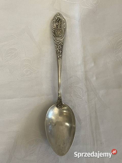 Łyżka herbowa herb Wieniawa Manufaktura Norblin Kraków sprzedam
